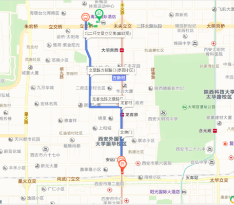 西安新都酒店去火车站乘几路公交？长安区新都酒店