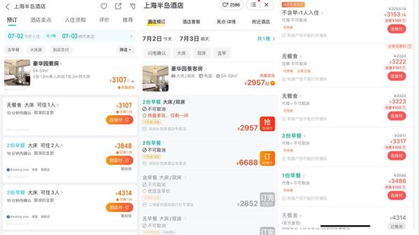 为什么美团和携程酒店价格不一样？酒店一般什么价位