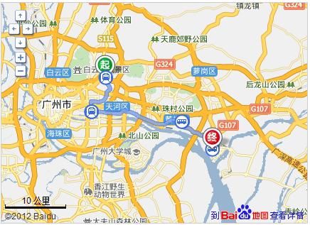 广州公交833途径路线？（区庄附近有什么酒店）